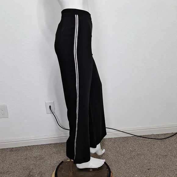 RUTI NEW Contemporary Modern Designer Racer Stripe Joanne Wide Leg Pants Size M - Picture 5 of 15